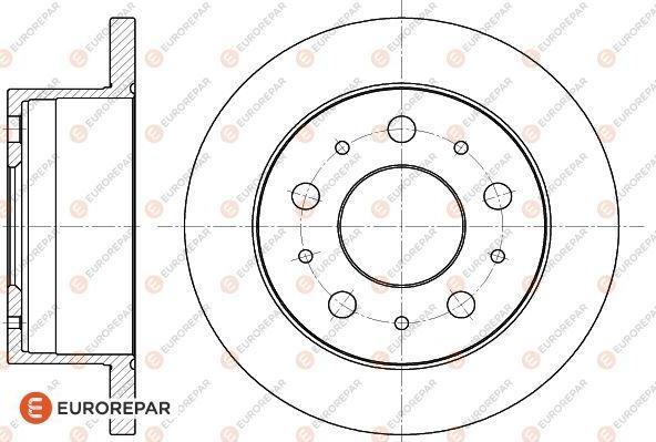 EUROREPAR 1618863480 - Disque de frein cwaw.fr