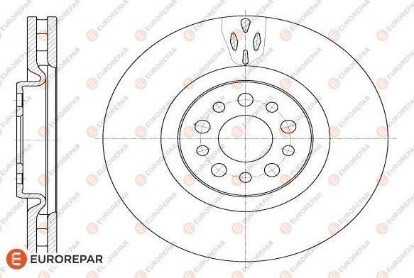 EUROREPAR 1618863180 - Disque de frein cwaw.fr