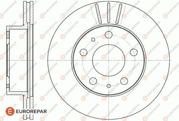 EUROREPAR 1618863880 - Disque de frein cwaw.fr