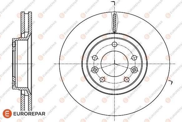 EUROREPAR 1618863380 - Disque de frein cwaw.fr