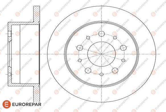 EUROREPAR 1618862980 - Disque de frein cwaw.fr