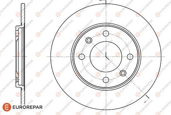 EUROREPAR 1618862080 - Disque de frein cwaw.fr