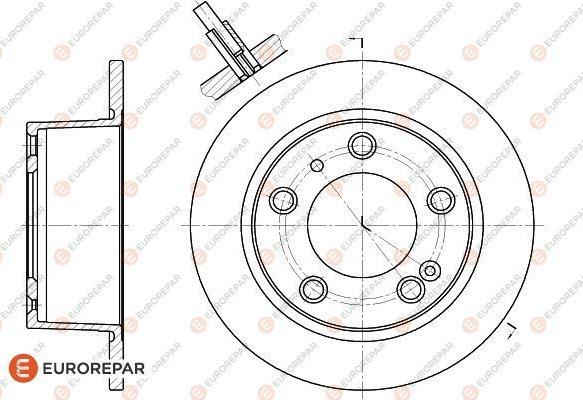 EUROREPAR 1618862280 - Disque de frein cwaw.fr