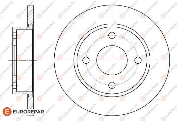 EUROREPAR 1618867480 - Disque de frein cwaw.fr