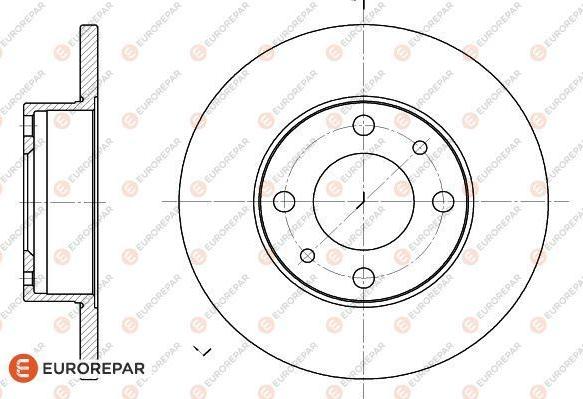 EUROREPAR 1618867280 - Disque de frein cwaw.fr