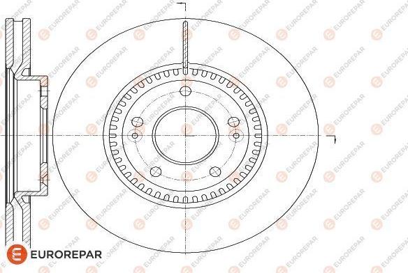 EUROREPAR 1618889980 - Disque de frein cwaw.fr