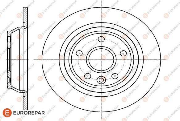 EUROREPAR 1618889480 - Disque de frein cwaw.fr