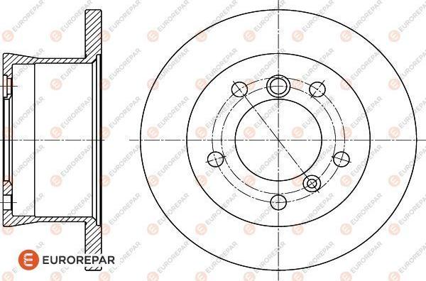 EUROREPAR 1618884080 - Disque de frein cwaw.fr