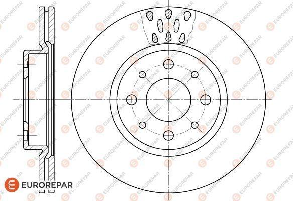 EUROREPAR 1618884280 - Disque de frein cwaw.fr