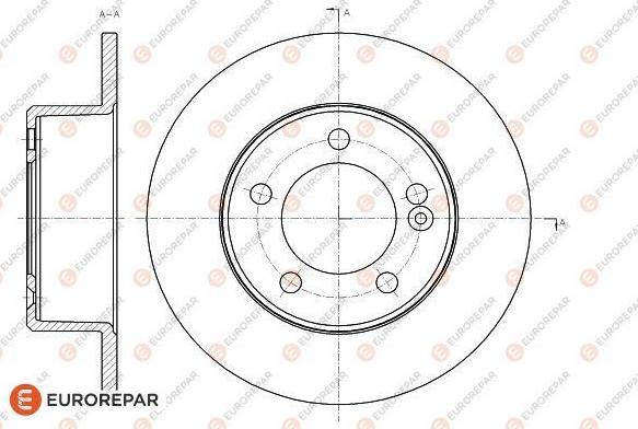 EUROREPAR 1618885980 - Disque de frein cwaw.fr