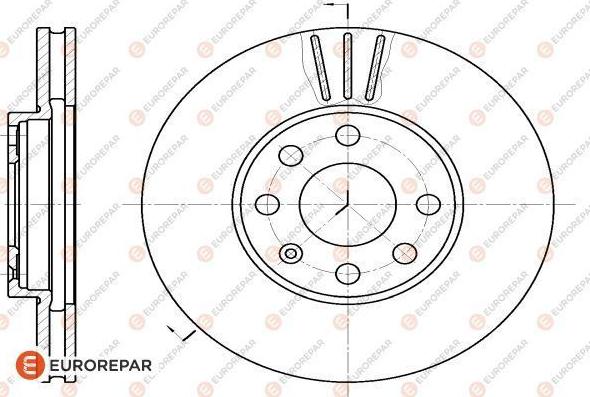 EUROREPAR 1618885080 - Disque de frein cwaw.fr