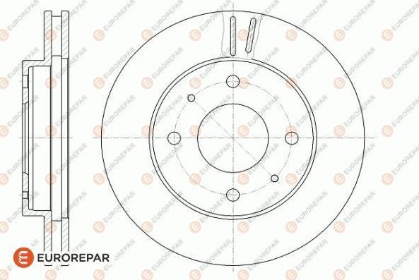 EUROREPAR 1618885380 - Disque de frein cwaw.fr