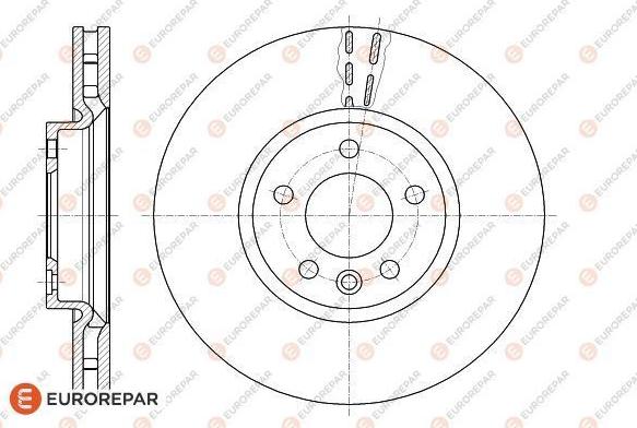 EUROREPAR 1618886880 - Disque de frein cwaw.fr