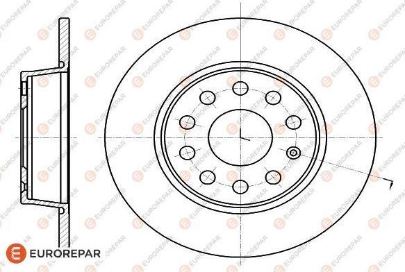 EUROREPAR 1618886780 - Disque de frein cwaw.fr