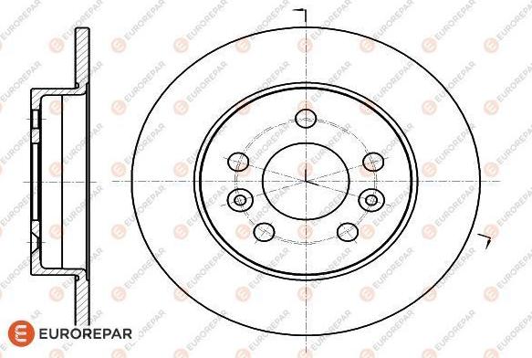 EUROREPAR 1618880580 - Disque de frein cwaw.fr