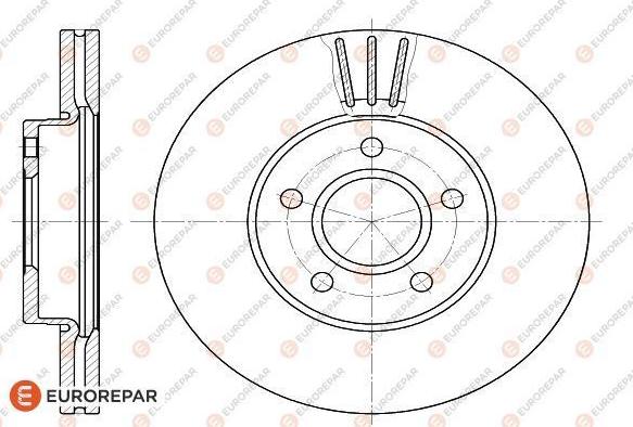 EUROREPAR 1618880180 - Disque de frein cwaw.fr