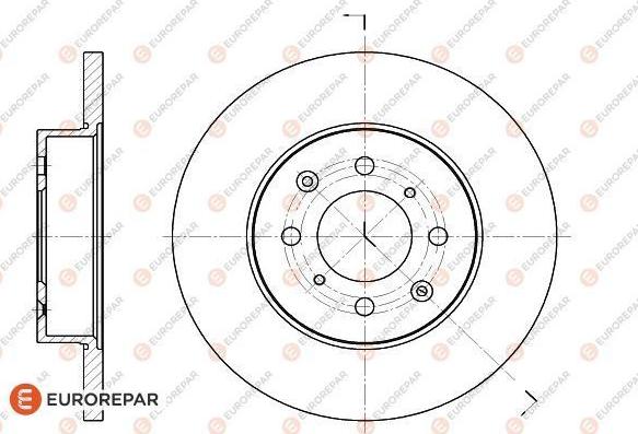 EUROREPAR 1618881480 - Disque de frein cwaw.fr