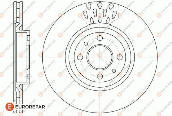 EUROREPAR 1618881680 - Disque de frein cwaw.fr