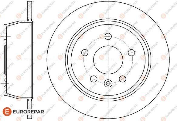 EUROREPAR 1618881880 - Disque de frein cwaw.fr