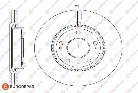 EUROREPAR 1618888980 - Disque de frein cwaw.fr