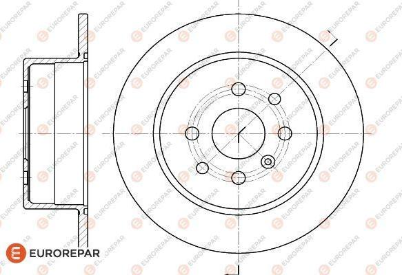 EUROREPAR 1618888880 - Disque de frein cwaw.fr