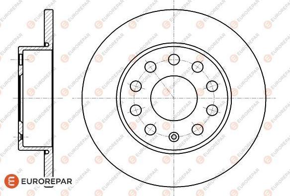 EUROREPAR 1618882080 - Disque de frein cwaw.fr