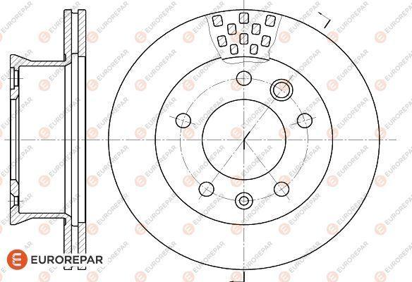 EUROREPAR 1618882380 - Disque de frein cwaw.fr