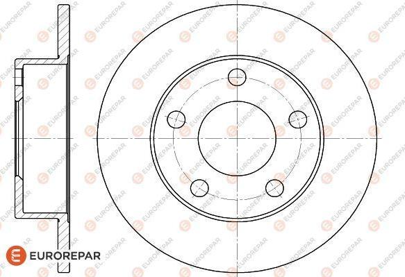 EUROREPAR 1618887280 - Disque de frein cwaw.fr