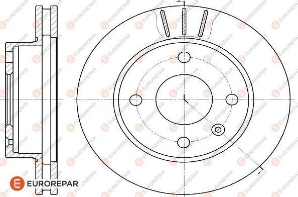 EUROREPAR 1618875580 - Disque de frein cwaw.fr