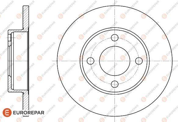 EUROREPAR 1618875680 - Disque de frein cwaw.fr