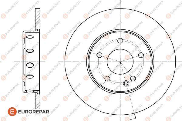 EUROREPAR 1618875880 - Disque de frein cwaw.fr