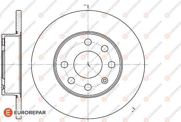 EUROREPAR 1618876680 - Disque de frein cwaw.fr