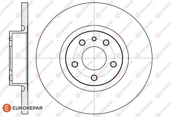 EUROREPAR 1618876380 - Disque de frein cwaw.fr