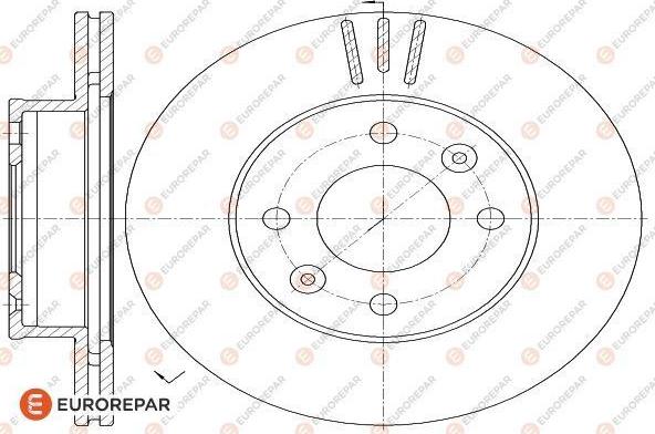 EUROREPAR 1618870480 - Disque de frein cwaw.fr