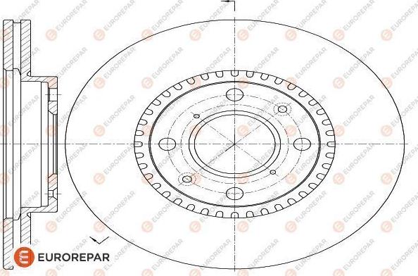 EUROREPAR 1618870780 - Disque de frein cwaw.fr