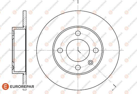 EUROREPAR 1618871080 - Disque de frein cwaw.fr