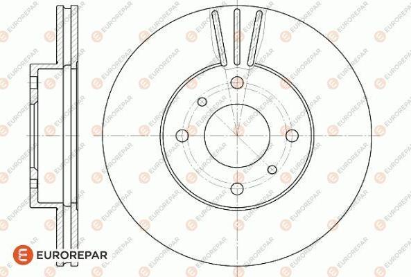 EUROREPAR 1618872280 - Disque de frein cwaw.fr