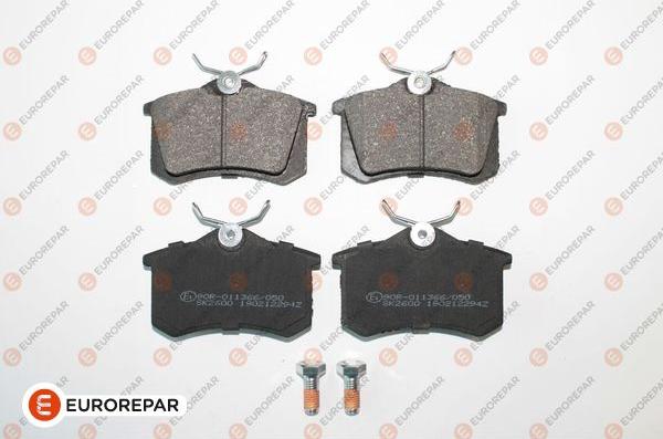 EUROREPAR 1617249980 - Kit de plaquettes de frein, frein à disque cwaw.fr