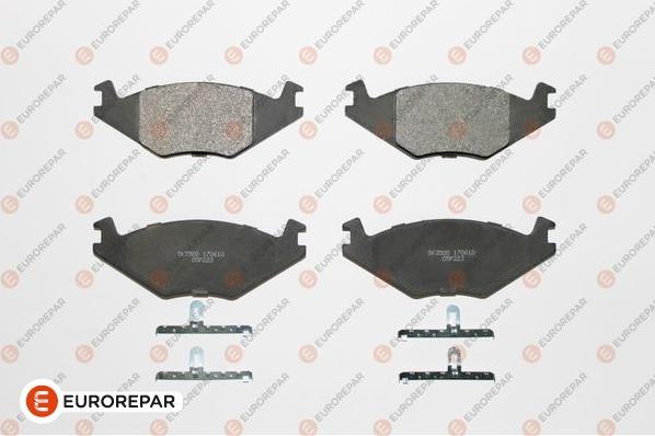 EUROREPAR 1617248180 - Kit de plaquettes de frein, frein à disque cwaw.fr