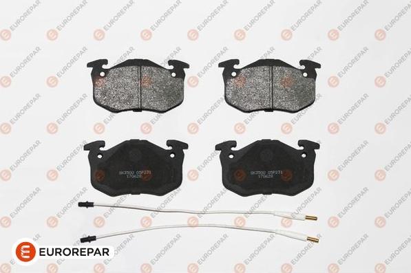 EUROREPAR 1617247580 - Kit de plaquettes de frein, frein à disque cwaw.fr