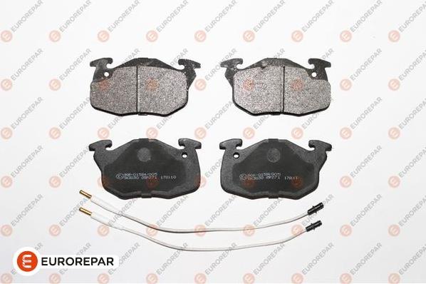 EUROREPAR 1617247780 - Kit de plaquettes de frein, frein à disque cwaw.fr