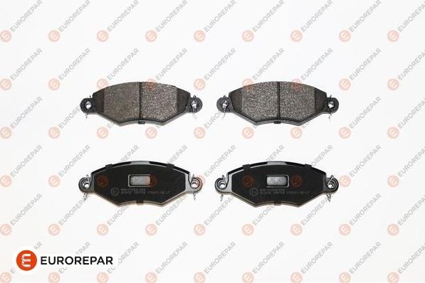 EUROREPAR 1617254980 - Kit de plaquettes de frein, frein à disque cwaw.fr