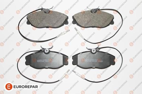 EUROREPAR 1617254180 - Kit de plaquettes de frein, frein à disque cwaw.fr