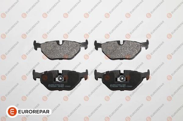 EUROREPAR 1617255380 - Kit de plaquettes de frein, frein à disque cwaw.fr