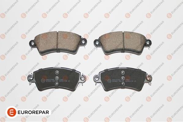 EUROREPAR 1617256080 - Kit de plaquettes de frein, frein à disque cwaw.fr