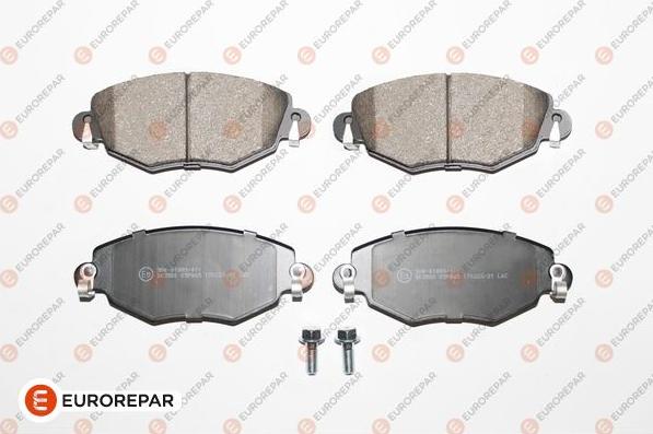 EUROREPAR 1617256380 - Kit de plaquettes de frein, frein à disque cwaw.fr