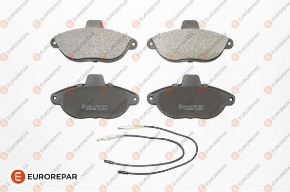 EUROREPAR 1617250580 - Kit de plaquettes de frein, frein à disque cwaw.fr