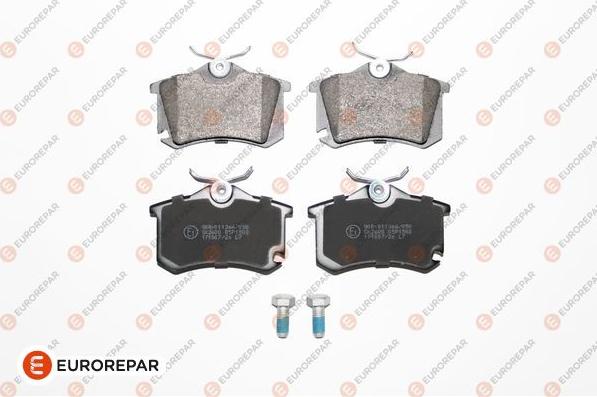 EUROREPAR 1617250080 - Kit de plaquettes de frein, frein à disque cwaw.fr