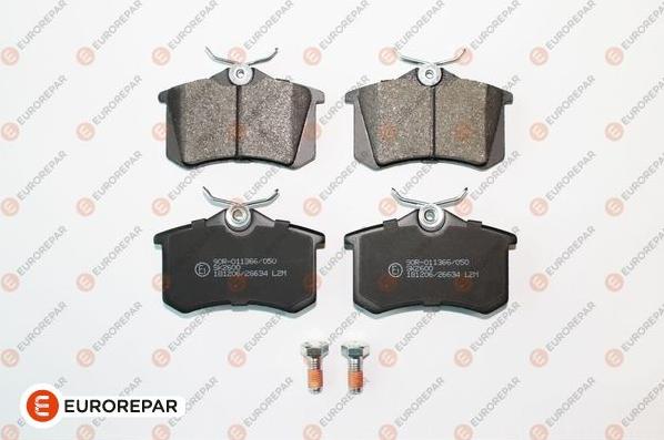 EUROREPAR 1617250180 - Kit de plaquettes de frein, frein à disque cwaw.fr