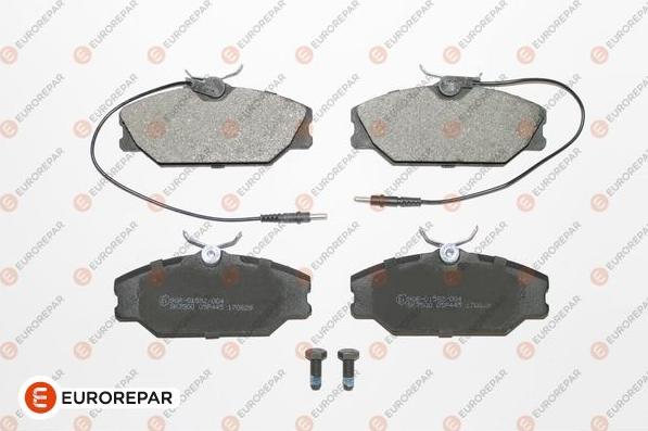 EUROREPAR 1617251780 - Kit de plaquettes de frein, frein à disque cwaw.fr